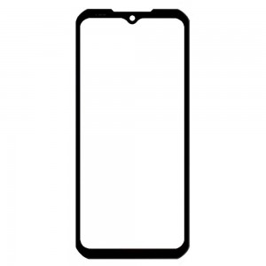 Replacement Front Glass For Doogee V30t Black By - Maxbhi Com