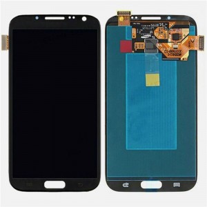 Lcd With Touch Screen For Samsung Galaxy Note Ii N7102 Black By - Maxbhi Com