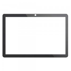 Replacement Front Glass For Oukitel Rt2 Black By - Maxbhi Com