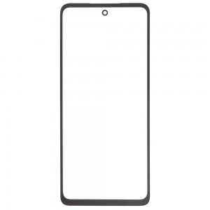 Replacement Front Glass For Motorola Moto G 5g 2022 Black By - Maxbhi Com
