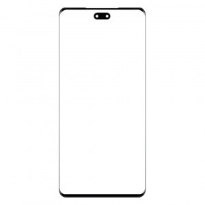 Replacement Front Glass For Xiaomi Civi 3 Black By - Maxbhi Com