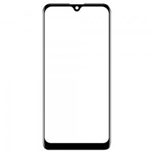 Replacement Front Glass For Itel S15 Black By - Maxbhi Com