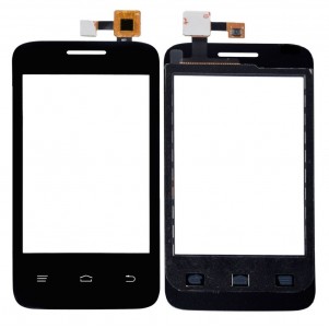 Touch Screen Digitizer For Intex Cloud X1 Black By - Maxbhi Com