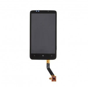 LCD with Touch Screen for HTC 7 Surround T8788 - White