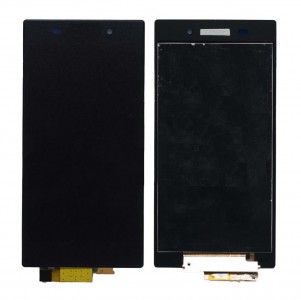 Lcd With Touch Screen For Sony Xperia Z1 Black By - Maxbhi Com