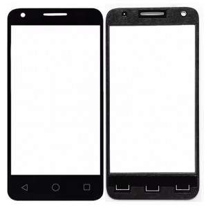 Replacement Front Glass For Alcatel Pixi 3 4 5 Black By - Maxbhi Com