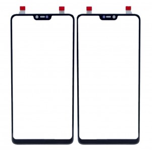 Replacement Front Glass For Oppo F7 Black By - Maxbhi Com