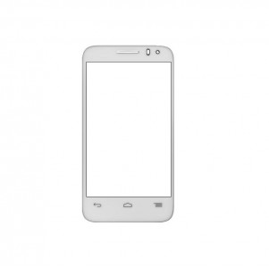 Replacement Front Glass For Alcatel Pop D3 Red By - Maxbhi.com