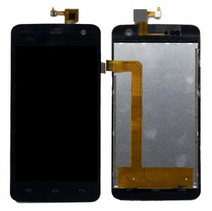 Lcd With Touch Screen For Micromax Unite 2 Grey By - Maxbhi Com