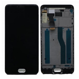 Lcd With Touch Screen For Meizu M5 32gb Black By - Maxbhi Com