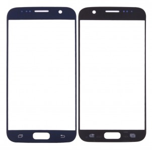 Replacement Front Glass For Samsung Galaxy S7 Cdma Black By - Maxbhi Com
