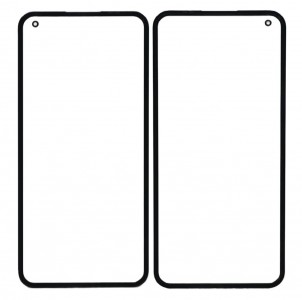 Replacement Front Glass For Nothing Phone 1 Black By - Maxbhi Com