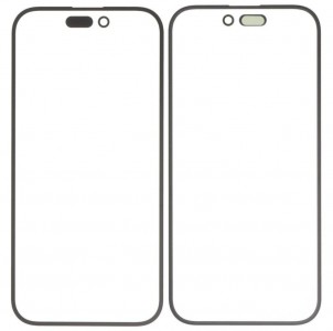 Replacement Front Glass For Apple Iphone 14 Pro Black By - Maxbhi Com