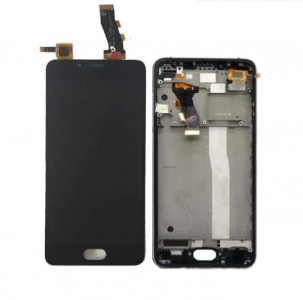 Lcd With Touch Screen For Meizu U10 Black By - Maxbhi Com