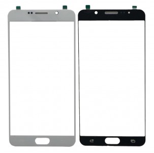 Replacement Front Glass For Samsung Galaxy Note 5 Dual Sim 32gb White By - Maxbhi Com