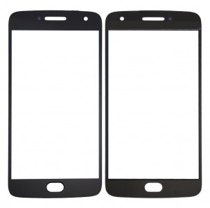 Replacement Front Glass For Motorola Moto G5 Plus Black By - Maxbhi Com