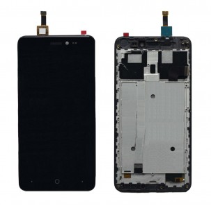 Lcd With Touch Screen For Lephone W15 Black By - Maxbhi Com