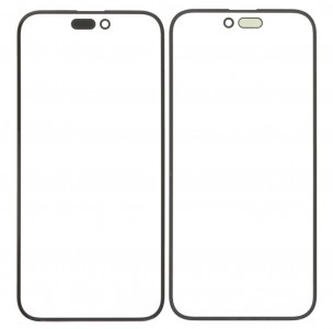 Replacement Front Glass For Apple Iphone 16 Plus Black By - Maxbhi Com