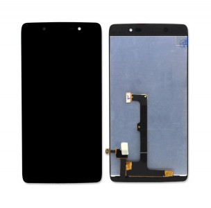 Lcd With Touch Screen For Alcatel Idol 4 White By - Maxbhi Com