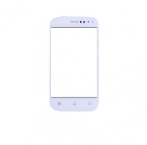 Replacement Front Glass For Wiko Cink Slim White By - Maxbhi.com
