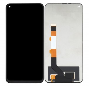 Lcd With Touch Screen For Xiaomi Redmi Note 9 5g Grey By - Maxbhi Com