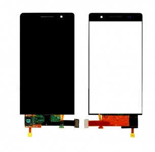 Lcd With Touch Screen For Huawei Ascend P6 With Dual Sim Black By - Maxbhi Com