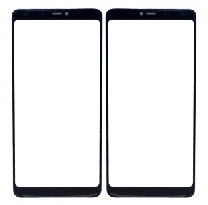 Replacement Front Glass For Panasonic Eluga Ray 600 Black By - Maxbhi Com