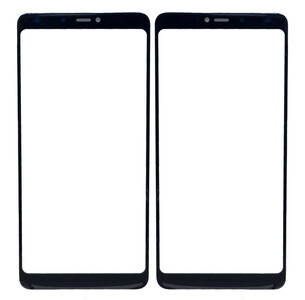 Replacement Front Glass For Panasonic Eluga Ray 600 Black By - Maxbhi Com