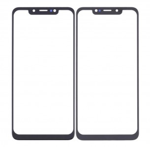 Replacement Front Glass For Infinix Hot 7 Black By - Maxbhi Com