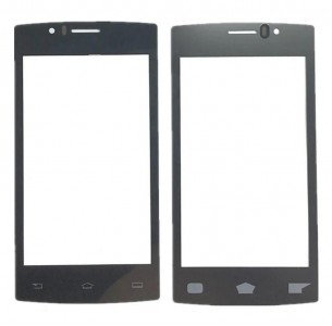 Replacement Front Glass For Philips S307 Black By - Maxbhi Com