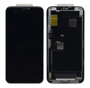 Lcd With Touch Screen For Apple Iphone 11 Pro Black By - Maxbhi Com