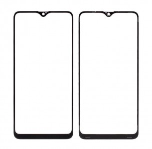 Replacement Front Glass For Samsung Galaxy A20s Black By - Maxbhi Com