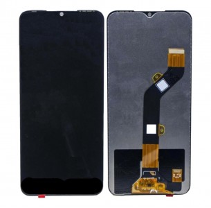 Lcd With Touch Screen For Tecno Spark 7t Black By - Maxbhi Com
