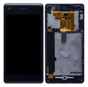 Lcd With Touch Screen For Sony Xperia M Black By - Maxbhi Com