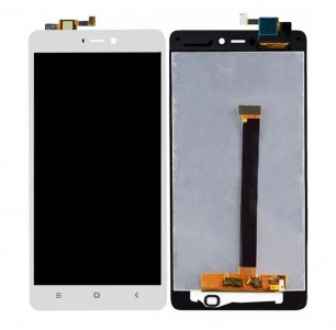 Lcd With Touch Screen For Xiaomi Mi 4s White By - Maxbhi Com