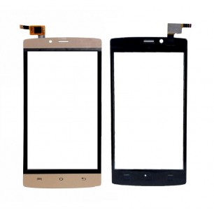 Touch Screen Digitizer For Intex Aqua Classic Champagne By - Maxbhi Com