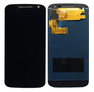 Lcd With Touch Screen For Moto G4 Black By - Maxbhi Com