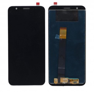 Lcd With Touch Screen For Asus Zenfone Max M1 Zb555kl Black By - Maxbhi Com