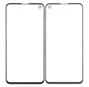 Replacement Front Glass For Samsung Galaxy S10e Black By - Maxbhi Com