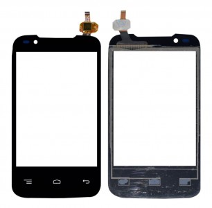 Touch Screen Digitizer For Lava Iris 356 Black By - Maxbhi Com