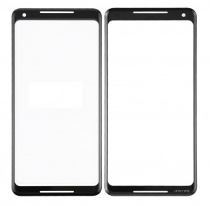 Replacement Front Glass For Google Pixel Xl 2 Black By - Maxbhi Com