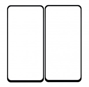 Replacement Front Glass For Samsung Galaxy M40 Black By - Maxbhi Com