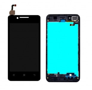 Lcd With Touch Screen For Lenovo A319 Black By - Maxbhi Com