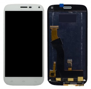 Lcd With Touch Screen For Panasonic P41 White By - Maxbhi Com