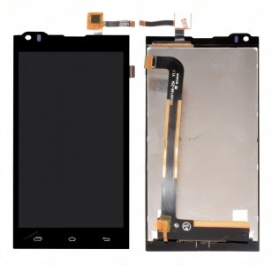 Lcd With Touch Screen For Celkon Millennia Q455l Yellow By - Maxbhi Com