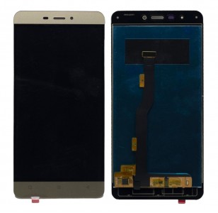 Lcd With Touch Screen For Gionee P7 Max Gold By - Maxbhi Com