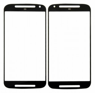 Replacement Front Glass For Motorola Moto G 2nd Gen Black By - Maxbhi Com