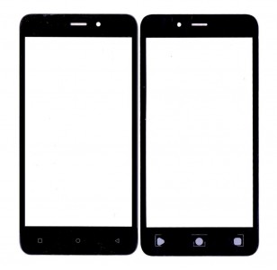 Replacement Front Glass For Gionee X1 Black By - Maxbhi Com