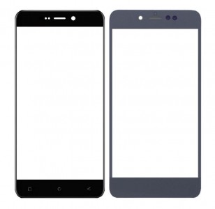 Replacement Front Glass For Gionee X1s Black By - Maxbhi Com