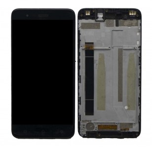 Lcd With Touch Screen For Infocus Turbo 5s Black By - Maxbhi Com